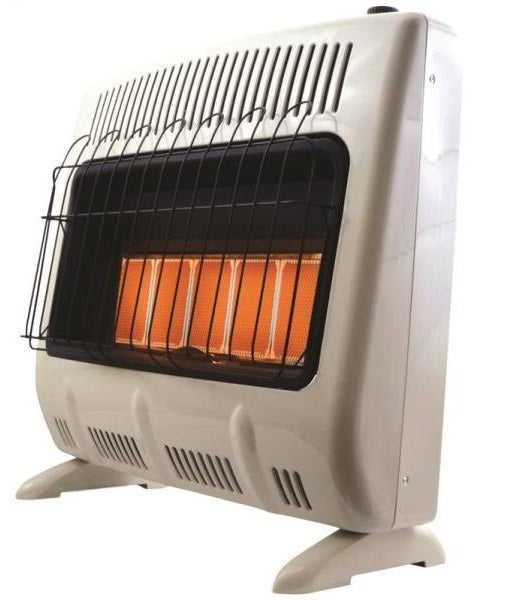 Mr Heater F299830 Vent-Free Radiant Propane Gas Heater w/Thermostat, 30000 BTU