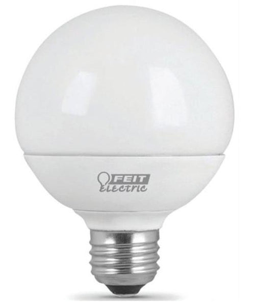 Feit Electric G2540/10KLED/3 Dimmable LED Bulb, 350 Lumens, 3/CD