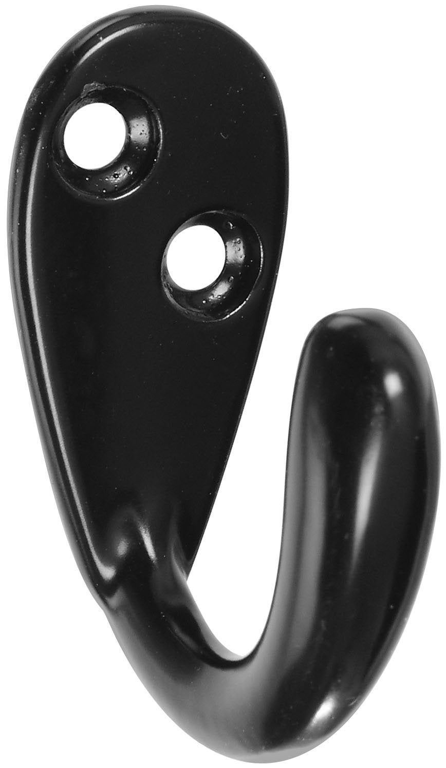 National Hardware S806-356 V8006 Heavy Duty Single Robe Hook, Black