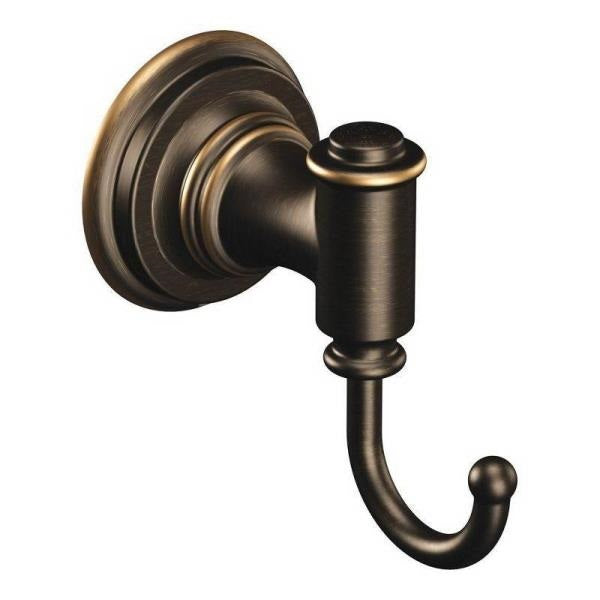 Moen DN9103BRB Ellsworth Traditional Robe Hook, Mediterranean Bronze