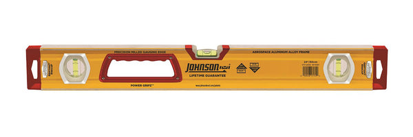 Johnson Level 1717-2400 Heavy Duty Aluminum Box Level, 24" L