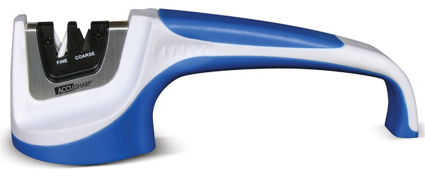 Accusharp 036C Pull-Through Knife Sharpener, White/Blue