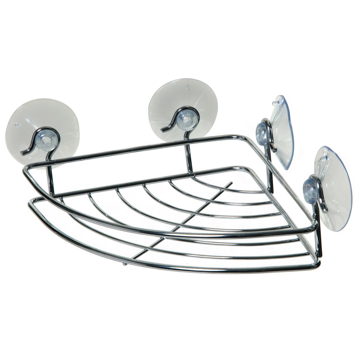 Simple Spaces SS-5881-CH-3L Shower Shelf Corner, Chrome