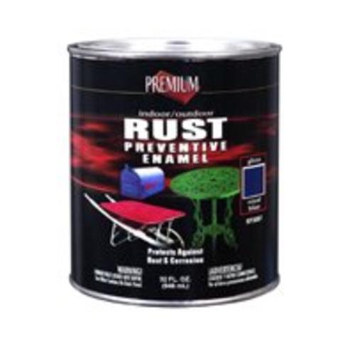 Premium 208383T Rust Preventive Enamal, Quart, Royal Blue