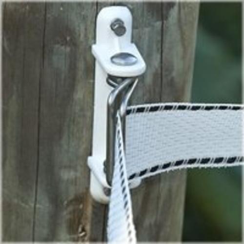 Fi-Shock PAWPC-FS Wood Post Polytape Corner Insulator, White