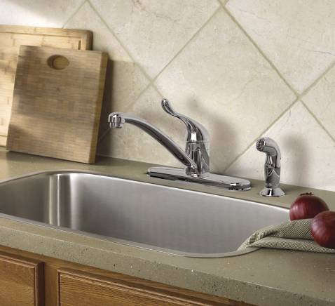 Moen CA87530 Adler™ Touch Control One-Handle Low Arc Kitchen Faucet, Chrome