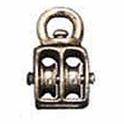 Baron 0178ZD-1-1/2 Double Sheave Rope Pulley, 1-1/2"
