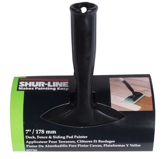 Shur-Line 00750C Deck/Fence And Siding Pad Painter, 7"