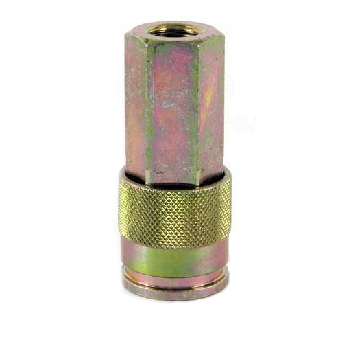 Bostitch UC38-14F Push-To-Connect Automotive Coupler, 1/4" FPT, Steel