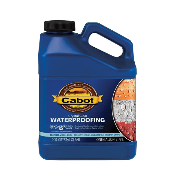 Cabot 1000 (140.0001000.007) Waterproofing Silicone Sealer, Crystal Clear, 1 Gallon