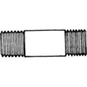 Anderson Metals 38310-0645 Chrome Plated Brass Pipe Nipple 3/8 x 4-1/2