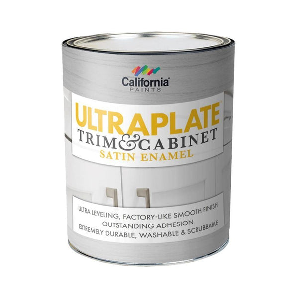 California Paints 52911-4 Ultraplate Trim And Cabinet Paint, 1 Quart