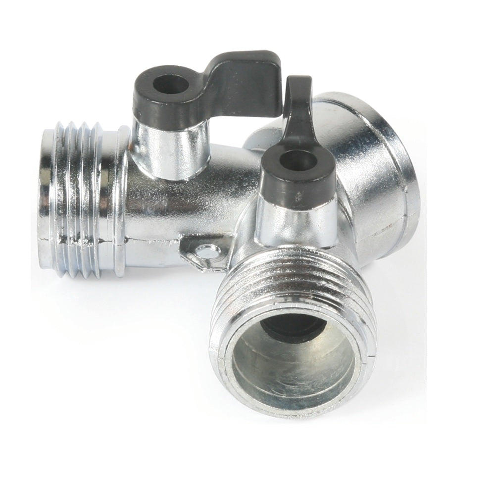 Camco 20114 Shut-Off Valve, Metal, Silver