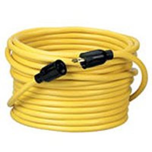 Coleman 090288802 Twist-To-Lock Extension Cord 50&#039;, Yellow
