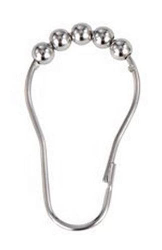 Simple Spaces SD-BH-CH Curtain Hook Roller Ball, Chrome