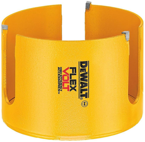 DeWalt DWAFV0358 Flexvolt Carbide Wood Hole Saw Blade, 3-5/8", Yellow