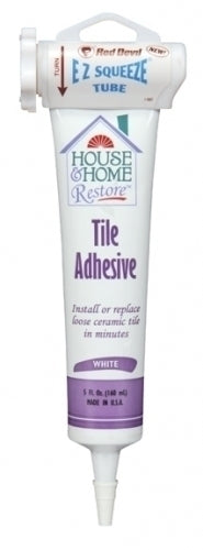 Red Devil 0498 Tile Adhesive EZ Squeeze Tube 5 Oz, White