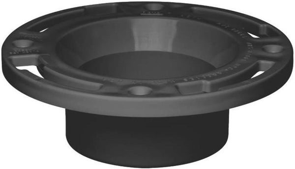 Oatey 43508 ABS inside Fit Closet Flange without Test Cap, 3"