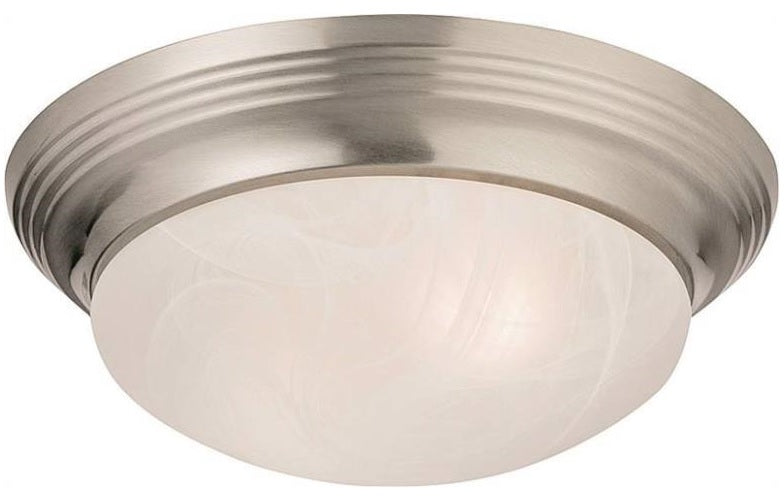 Boston Harbor 563116BN 2 Light Flushmount Ceiling Fixture, Brushed Nickel