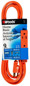 Coleman 2864 Aplance Extension Cord, Orange, 9'