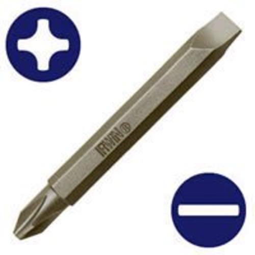 Irwin 3535092C #2Ph/8-10 Slotted Double-Ended Insert Bit
