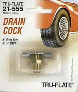 Tru-Flate 21555 Drain Cock 1/8 Npt