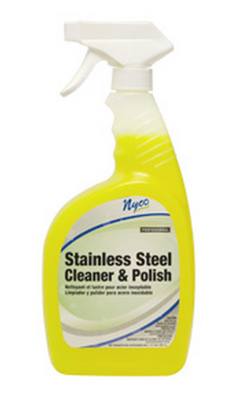 Nyco NL887-Q6PS Stainless Steel Cleaner & Polish, 32 Oz