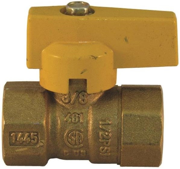 Pro-Flex PFGV-F38B Gas Valves, 3/8" x 3/8"