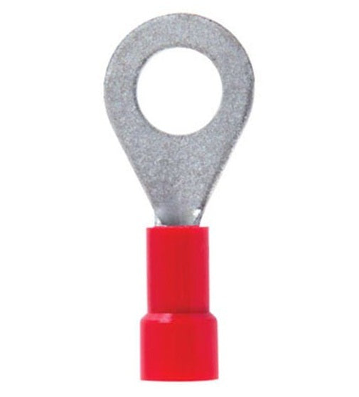 Jandorf 60974 Vinyl Insulated Terminal Ring, Red, CD/5