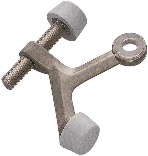 Prosource H20-B023-PS Hinge Pin Door Stop, Die-Cast Zinc, Satin Nickel