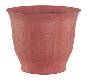Bloem CLN16-904 Colonnade Flower Pot, Plastic, Brick, 16" x 13" x 9"