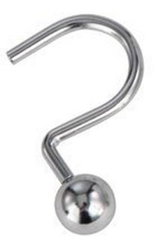Simple Spaces SD-CBH-CH Ball Curtain Hook, Chrome