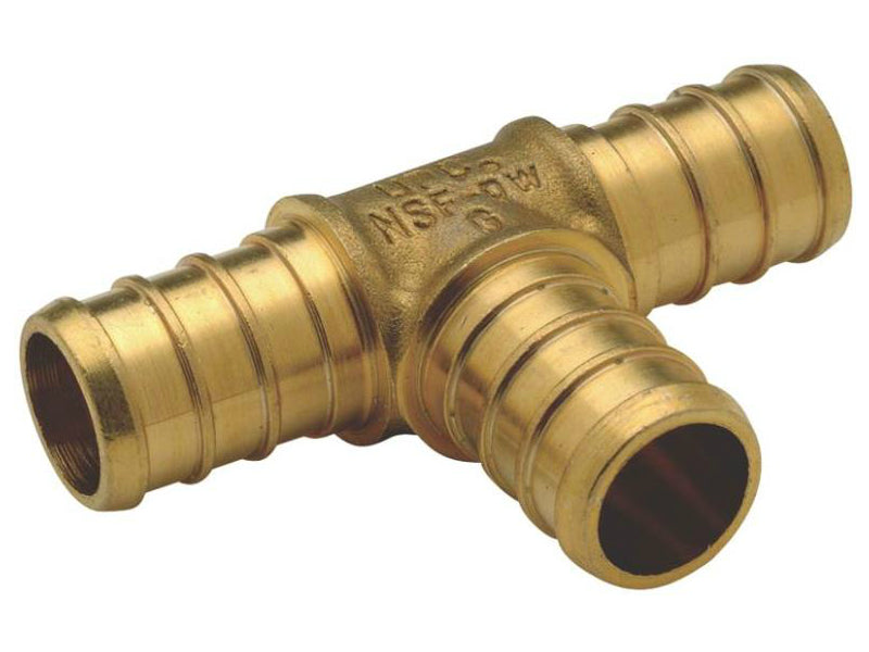 Apollo Valves APXT1210PK PEX Fitting Crimp Tee, 1/2" x 1/2" x 1/2"