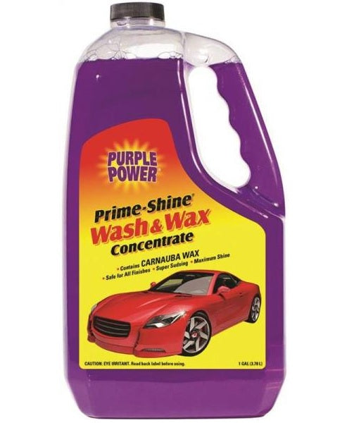 Purple Power 9220P Car Wash With Carnauba Wax, 128 Oz