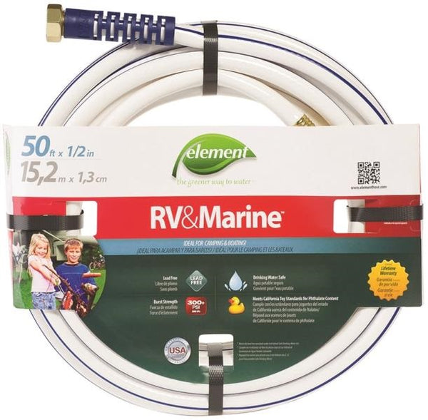 Element MRV12050 RV & Marine Water Hose, 1/2" x 50'