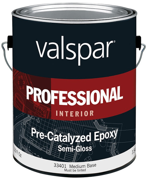 Valspar 33401 Professional Interior Pre-Catalyzed Epoxy Paint, Medium Base