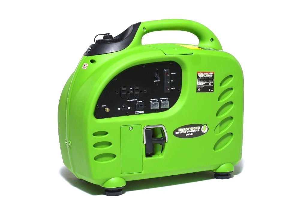 Lifan ESI2000I CA Energy Storm Gas Powered Portable Inverter Generator, Green, 2000 Watt