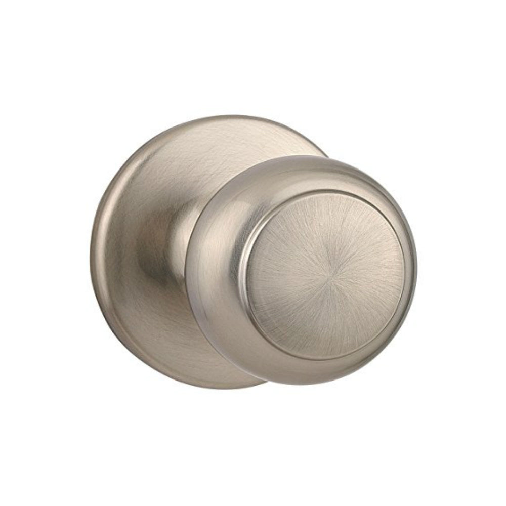 Kwikset 200CV15RCALRCSV1 Cove Signature Universal Passage Door Knob, Satin Nickel