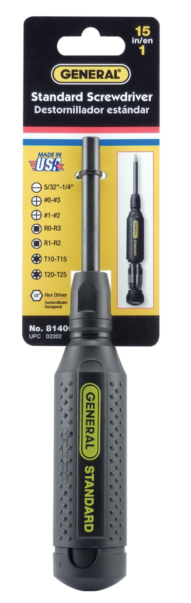 General Tools 8140C  15-in-1 Multi-Pro Screwdrivers