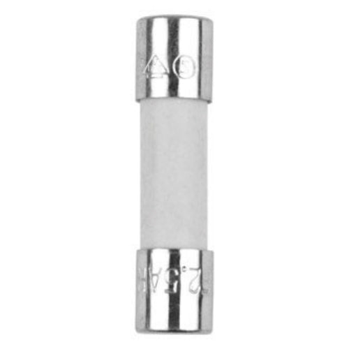 Jandorf 60720 S501 Ceramic Tube fuse, 2.5 Amp