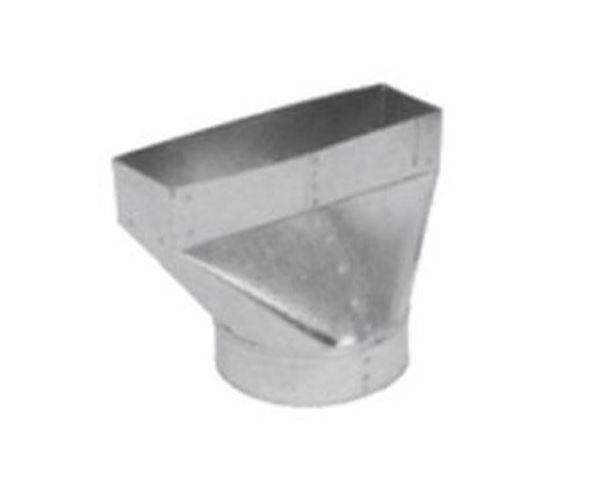 Imperial GV0685-B Galvanized Register Boot, 4" x 10" x 4"