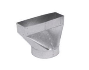 Imperial GV0685-B Galvanized Register Boot, 4" x 10" x 4"