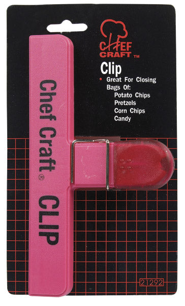 Chef Craft Bag Clip Large 6" Assorted Colors Carded