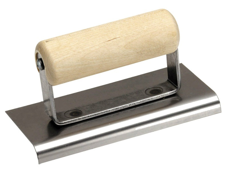 Marshalltown CE508S Stainless Steel Concrete Edgers, 6" x 4"