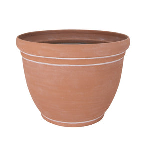 Landscapers Select PT-S060 Terra Cotta Resin Planter, 18"