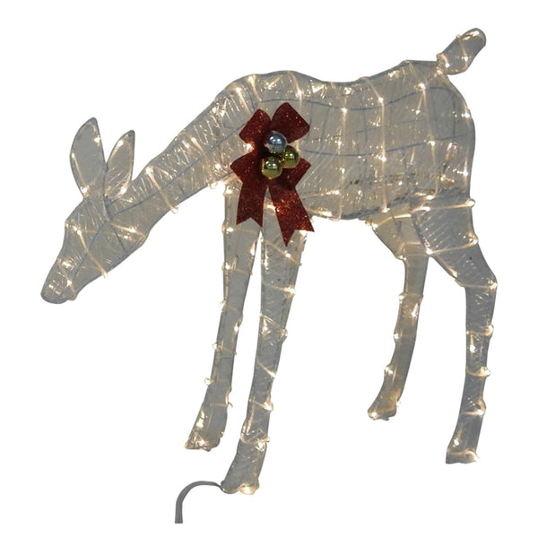 Santas Forest 62417 Prelit Doe Wrap Christmas Decoration, 36 Ft