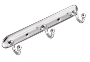 Moen Yorkshire Triple Robe Hook, Chrome, 13" x 7.1" x 2.2"
