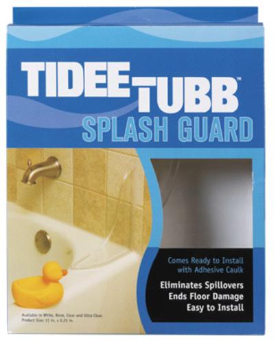 Plumb Pak 5TT-UC Tidee-Tubb Splash Guard, 11" x 9.25", Ultra Clear