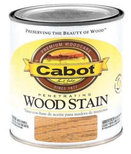 Cabot 144.00088129.003 Interior Oil Wood Stain, 1/2 Pint, Red Oak
