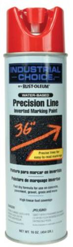 Rust-Oleum 203038 Marking Spray Paint Safety Red Water Based 17 Oz